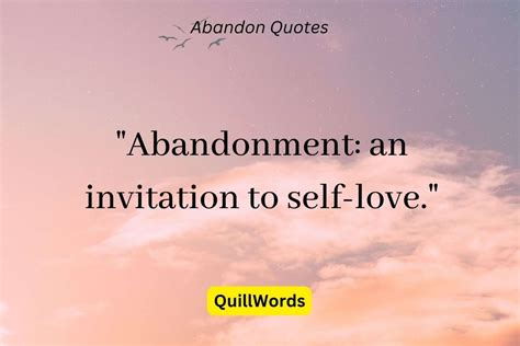 165 Abandon Quotes and the Path to Self-Rediscovery - QuillWords