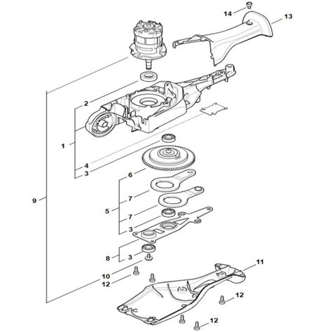 Gear Head Assembly For Stihl HLA 65 Hedgetrimmer L S Engineers