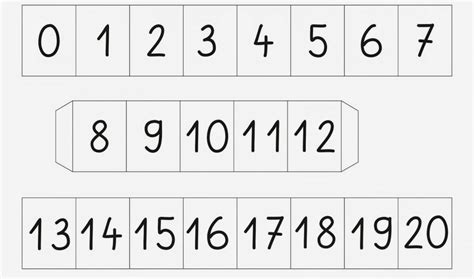Zahlen Bis Zum Ausdrucken Grundschultante Zahlenstrahl Bis