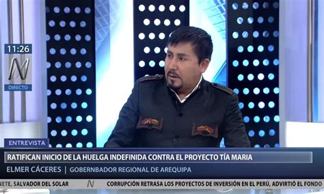 Cáceres culpó a Vizcarra del conflicto en Tía María y dijo que nunca se