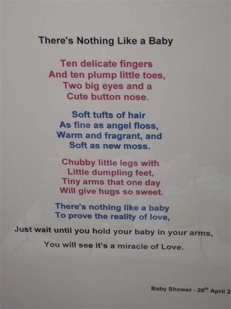 Baby Shower Poem Baby Poems Baby Shower Poems Baby Boy Poems