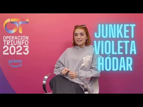 Press Junket de Violeta Hódar sexta expulsada de Operación Triunfo