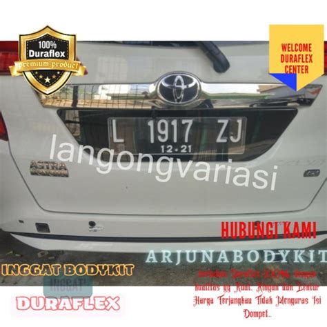 Jual Variasi Plat Nomor Lampu Led Nyala Di Angka Custom Sigra Calya