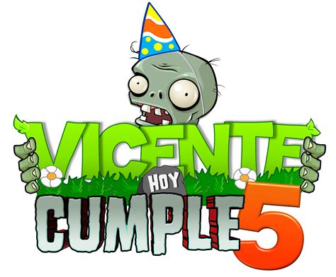 Plants Vs Zombies Plant Zombie Zombie Birthday Caress Cartoon