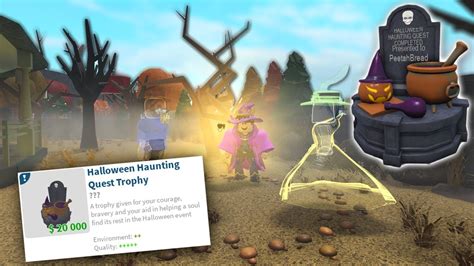 THE NEW BLOXBURG HALLOWEEN UPDATE LAST QUEST AND TROPHY The Haunted