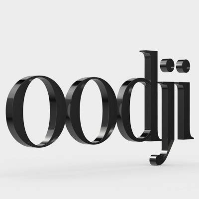 Oodji Logo - 3D Model by 3d_logoman