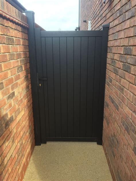 Surrey Aluminium Pedestrian Garden Gate Vertical Infill Buy Surrey