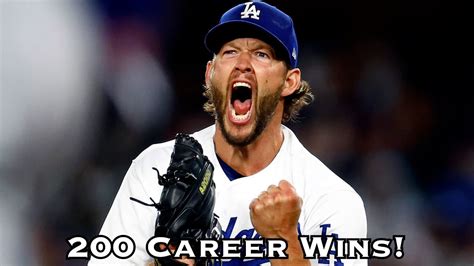 Clayton Kershaw Gets His 200th Career Win YouTube