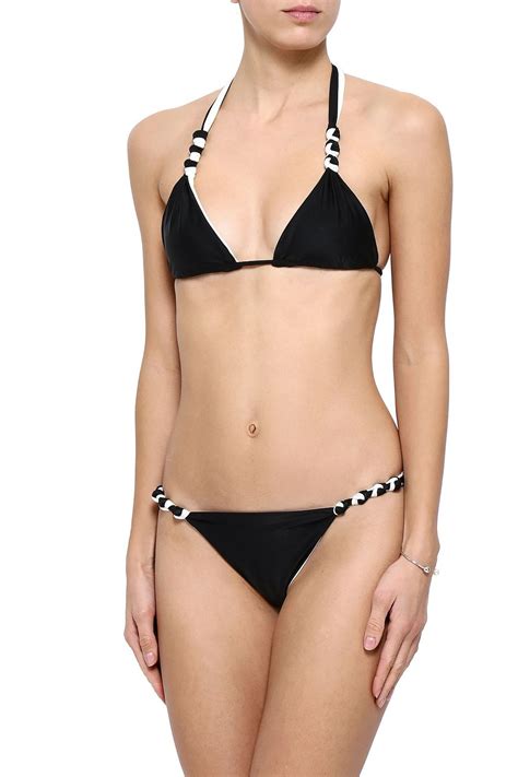 Vix Paula Hermanny Knotted Low Rise Bikini Briefs The Outnet