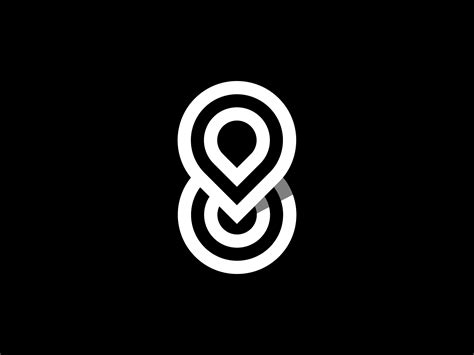 Abstract Location Logo Mark by Tornike Uchava - Logo Designer on Dribbble