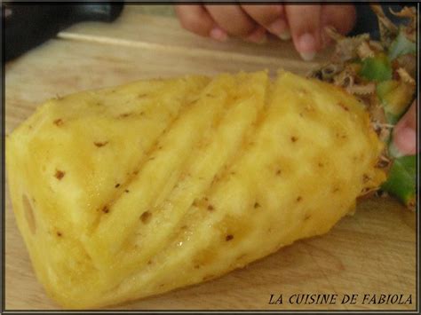 Eplucher Un Ananas Fa On R Unionnaise La Cuisine De Fabiola