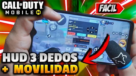 EL MEJOR HUD De 3 DEDOS Para Jugar COD MOBILE FACIL De USAR HUD Para