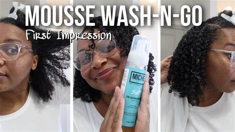 DEFINED Wash And Go Using The NEW MICHE Set Curl Defining Mousse