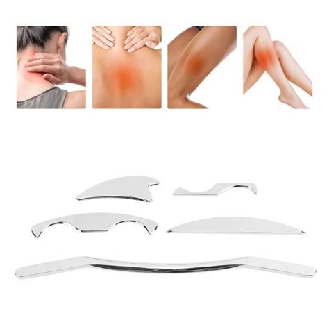 Kit Gua Sha De Grattoir De Fascia Pi Ces Ensemble D Outils De