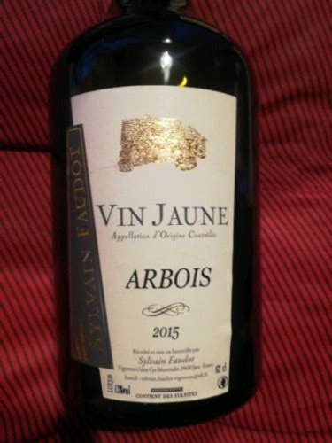 Sylvain Faudot Vin Jaune Arbois Vivino France