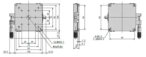 Linear Translation Stage -Manual x Stage, Manual Linear Stage, Manual ...