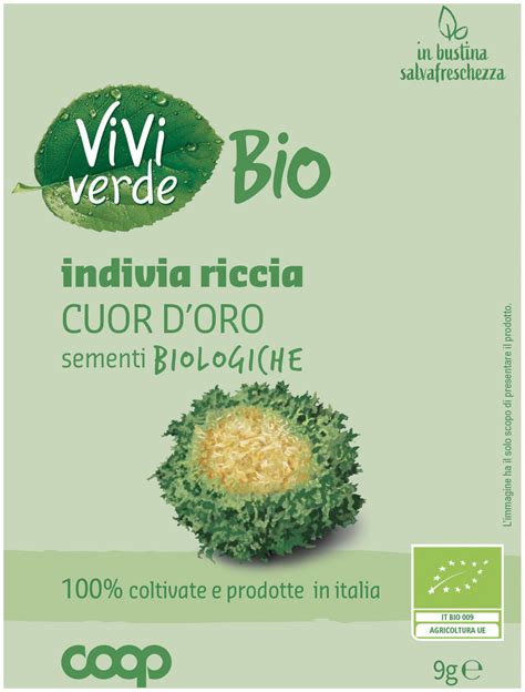 UniCoop Firenze SEMENTI BIO INDIVIA RICCIA CUOR D ORO COOP VIVI VERDE