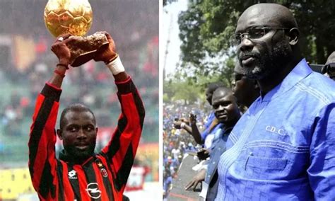 George Weah El Nico Bal N De Oro Africano Es Nuevo Presidente De