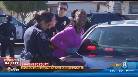 Woman Who Led Police On Bizarre Chase Pleads Not Guilty