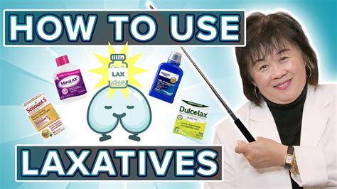 How To Use Laxatives Safely Youtube