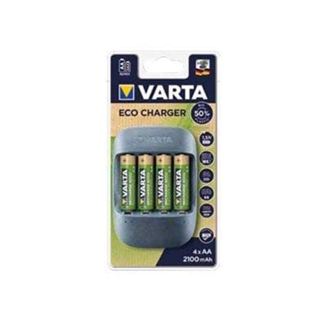 VARTA Eco Battery Charger 4 X AA Type NiMH Billig