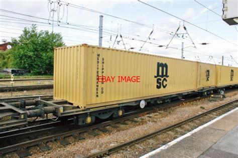 Photo Fea C Ft Twin Bogie Container Flat Wagon No Of First