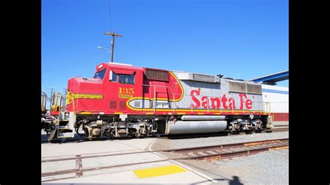 Smokey! BNSF and Santa Fe EMD GP60M Locomotive Start Up - YouTube