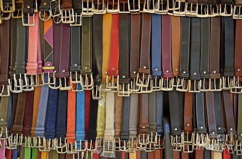 Hanging Colorful Leather Belts Photograph By Sami Sarkis Fine Art America