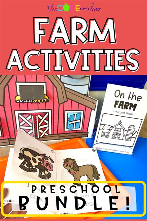 Farm Themed Unit Farm Activities Bundle For Preschool And Pre K