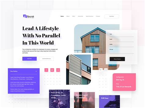 Real Estate Property Landing Page Ui Design On Behance