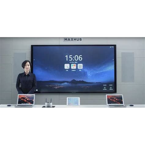 Maxhub Interactive Flat Panel Color Black At Best Price In Delhi