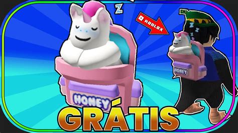 Item GrÁtis Como Ganhar A Sleepy Honey The Unicorn Backpack No Shimmerville 🏡 Rp Youtube