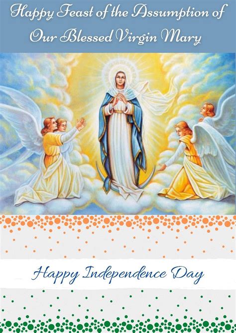 August Happy Feast Assumption Of Mary Jesus And Mary Pictures