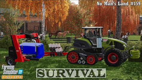 Survival In No Man S Land Ep Baling Grass Wrapping Grass Square