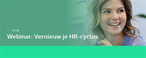 Gratis Webinar Vernieuw Je Hr Cyclus Loopbaaninitiatief