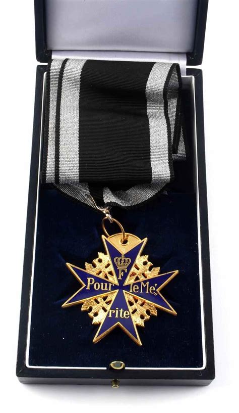 Sold Price Wwi Imperial German Pour Le Merite Blue Max Medal May 3