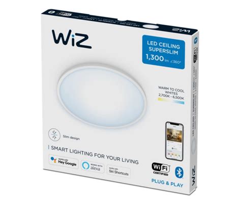 Wiz Superslim Wiz Ceiling W W Rd K Tw Inteligentne Lampy