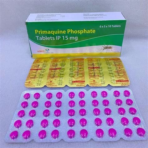 Primaquine Phosphate Tablets Ip Mg Tablet Treatment Anti