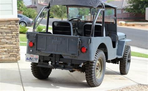 Classic Off Roader 1948 Willys Jeep CJ 2A Barn Finds