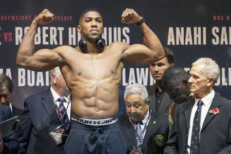 ANTHONY JOSHUA vs. JOSEPH PARKER FINAL PRESS CONFERENCE QUOTES Boxing ...