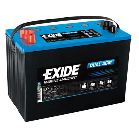 Baterie Akumulátor EXIDE Dual AGM 12V 100Ah