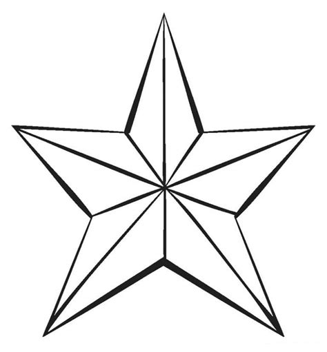 Dibujo Estrella Para Colorear Imprimir E Dibujar Coloringonly