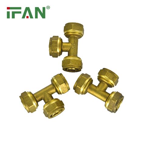 Ifan Brass Compression Fittings Pex Pipe Fitting For Multilayer Pipe