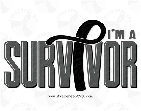 Skin Cancer Warrior Svg Melanoma Survivor Svg Narcolepsy Etsy