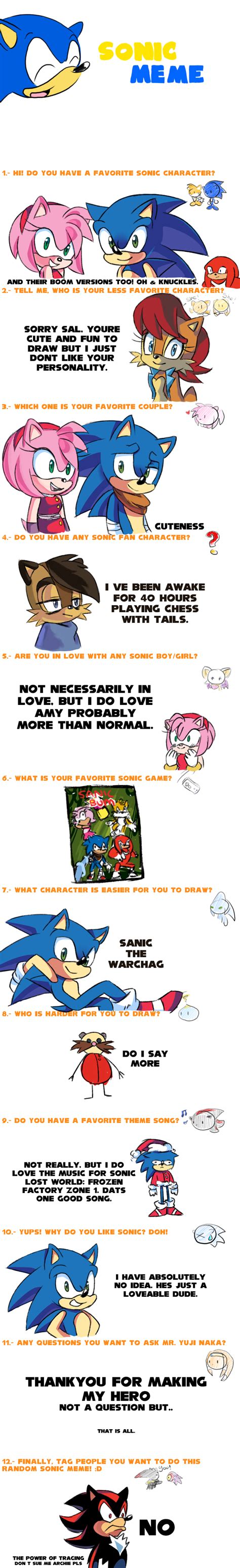 Sanic Meme by ProBOOM on DeviantArt