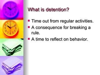 Detention Procedures | PPT