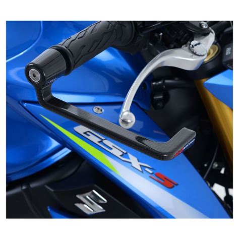 R G Racing Carbon Fiber Brake Lever Guard Aprilia Suzuki Triumph