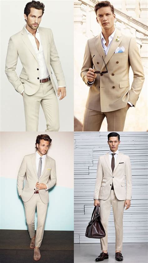 5 Go To Light Neutrals Combinations Summer Wedding Suits Wedding Suits Men Beige Suits Wedding