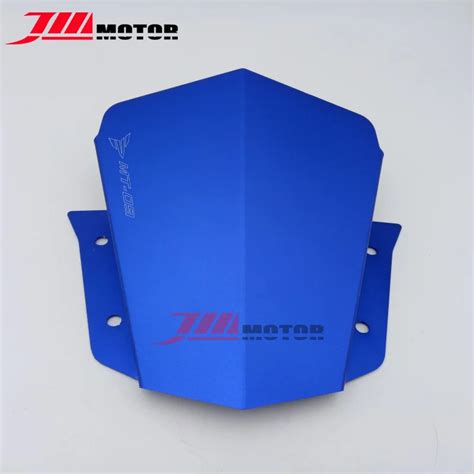 Blue Color New Arrived Motorcycle CNC Aluminum Windshield Windscreen