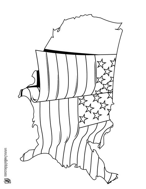 United States Flag Coloring Page at GetColorings.com | Free printable ...